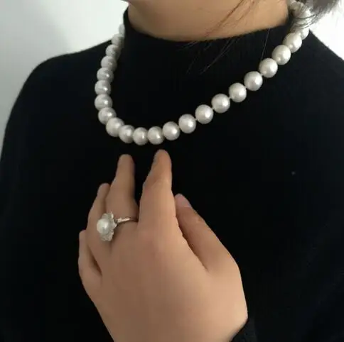 Selling Jewelry>>12-13mm Round Natural Freshwater Big Pearl Necklace Women,Ethnic Good Luster Pearl Bead Chocker Necklace
Selling Jewelry>>12-13mm Round Natural Freshwater Big Pearl Necklace Women,Ethnic Good Luster Pearl Bead Chocker Necklace