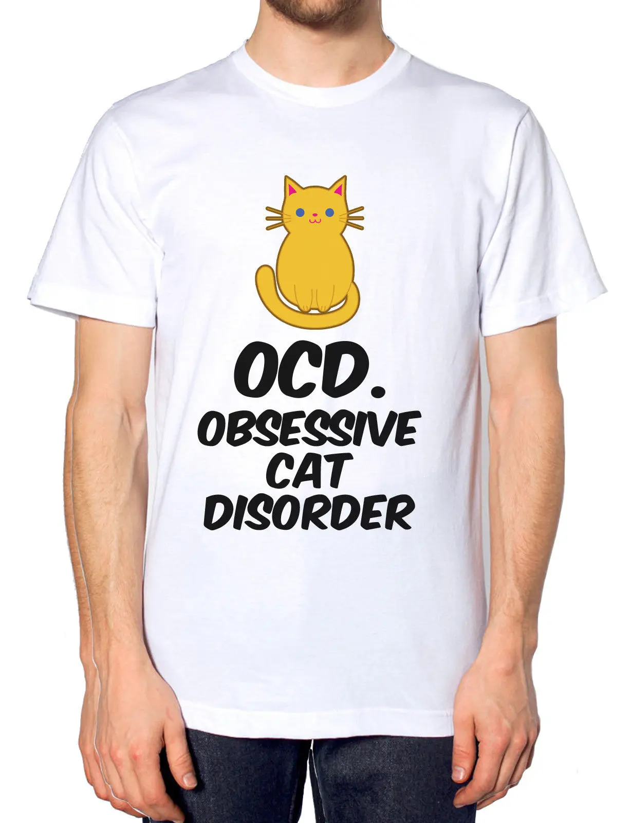 OCD Obsession Cat Disorder футболка Милая забавная хипстерская мяу свитер кошачий крутой