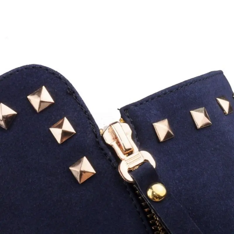 Tuyoki Size 34-43 Women High Heel Boots Over Knee Shoes Women Zipper Rivets Fur Botas Fashion Round Toe Platform Boots
Tuyoki Size 34-43 Women High Heel Boots Over Knee Shoes Women Zipper Rivets Fur Botas Fashion Round Toe Platform Boots
