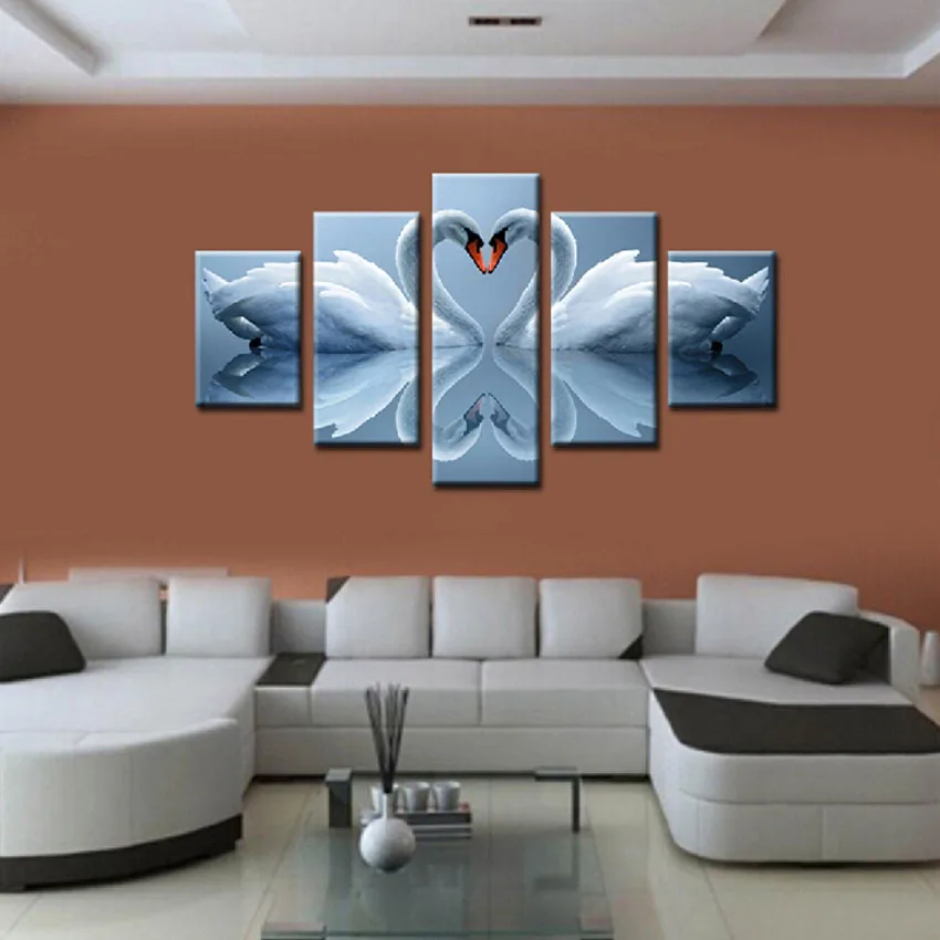 CLSTROSE Love Swan Wall Pictures For Living Room Animal 5 Pcs Canvas Painting Decorative Art Tableau Decoration Murale Unframed
CLSTROSE Love Swan Wall Pictures For Living Room Animal 5 Pcs Canvas Painting Decorative Art Tableau Decoration Murale Unframed