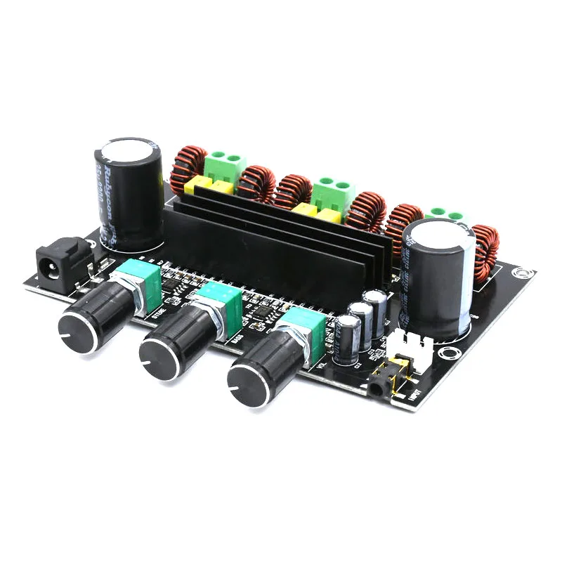 KYYSLB Home Audio Power Amplifier Board XH-M573 80W*2+100W High Power 2.1 TPA3116D2 Digital Power Amplifier Board
KYYSLB Home Audio Power Amplifier Board XH-M573 80W*2+100W High Power 2.1 TPA3116D2 Digital Power Amplifier Board