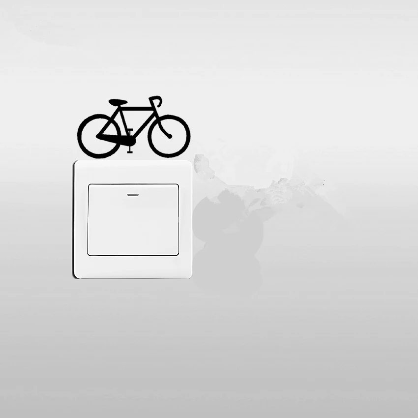 Виниловая наклейка на стену для велосипеда|decal sticker|vinyl decals stickersvinyl decal |