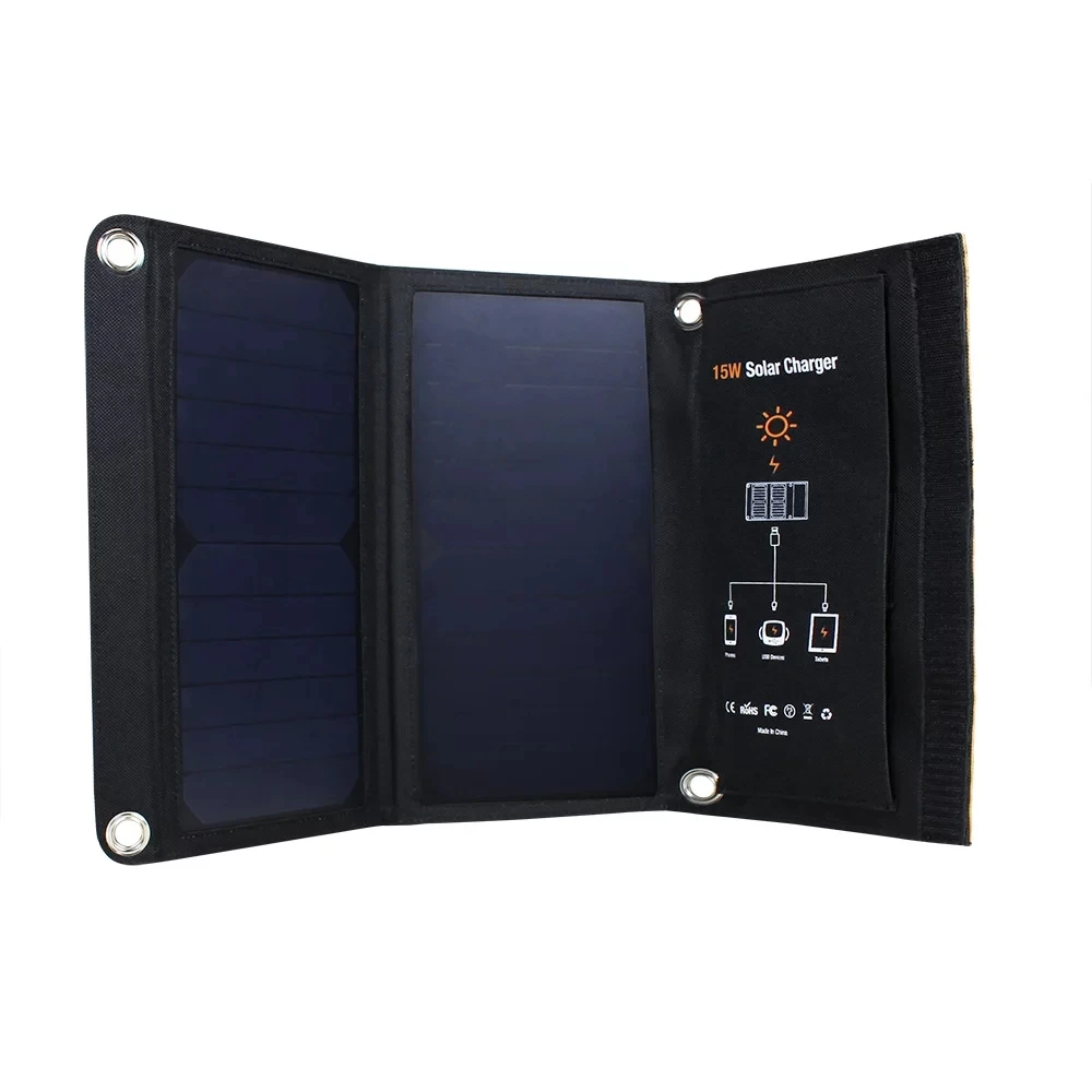 Солнечная панель Fovigour Sunpower солнечное зарядное устройство с двойным USB портом для