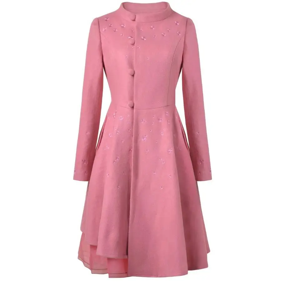 PLUS SIZE 3XL !Autumn Winter Women Big Swing Wool Jacket Single Breasted Overcoat women Long Sleeve Lace Patchwork Coat
PLUS SIZE 3XL !Autumn Winter Women Big Swing Wool Jacket Single Breasted Overcoat women Long Sleeve Lace Patchwork Coat