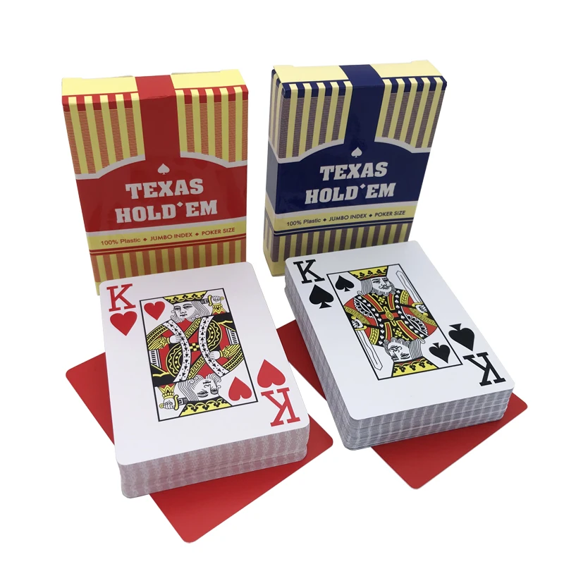 2Sets/Lot New Baccarat Texas Hold'em Plastic Poker Cards Big Number Waterproof Frosting Playing Cards Board Games 2.48*3.46 inch
2Sets/Lot New Baccarat Texas Hold'em Plastic Poker Cards Big Number Waterproof Frosting Playing Cards Board Games 2.48*3.46 inch