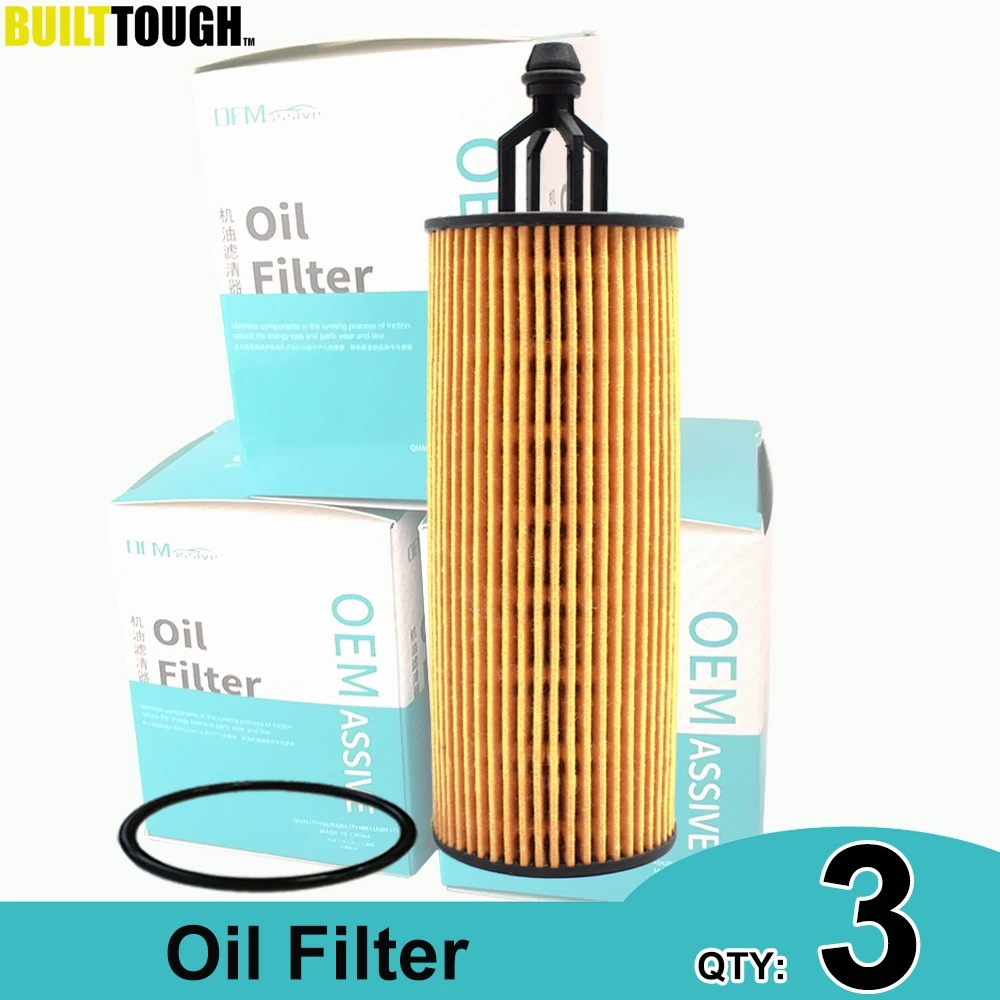 QTY 3, Oil Filter 68191349AA For Chrysler 300 Town Country Jeep Grand Cherokee Wrangler Dodge Challenger Charger Durango Lancia
QTY 3, Oil Filter 68191349AA For Chrysler 300 Town Country Jeep Grand Cherokee Wrangler Dodge Challenger Charger Durango Lancia