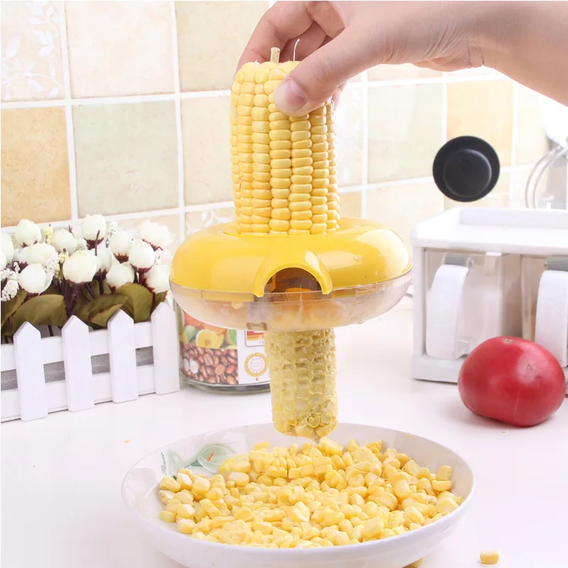 Hot sale Kitchen Gadgets One Step Corn Kerneler Grain Cob Thresher Stripper Peeler Remover Fruit Vegetable Tools
Hot sale Kitchen Gadgets One Step Corn Kerneler Grain Cob Thresher Stripper Peeler Remover Fruit Vegetable Tools