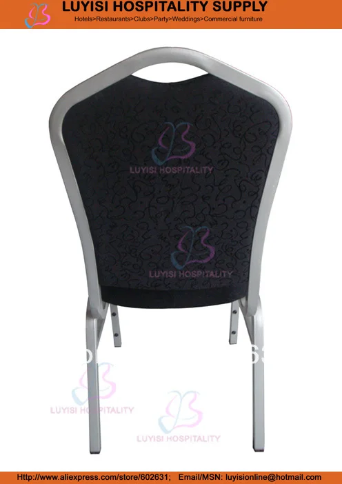 Стальной гостиничный стул LUYISI103025S коммерческая ткань отделка порошковым