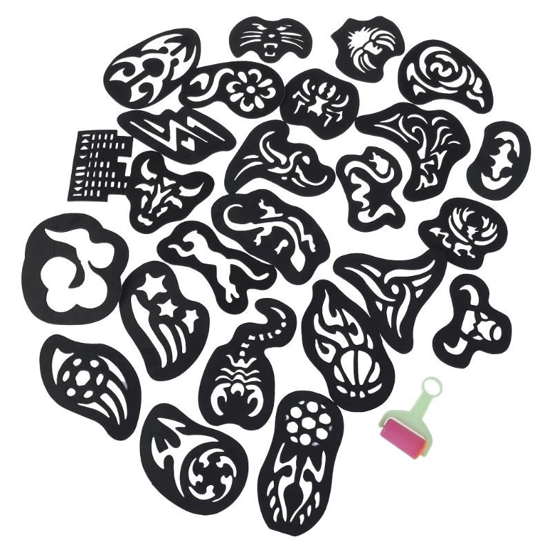 1 Pack 25Pcs Hair Tattoo Template Hair Trimmer Carved Coloring Cool Hairstyling Tool Hot Selling
1 Pack 25Pcs Hair Tattoo Template Hair Trimmer Carved Coloring Cool Hairstyling Tool Hot Selling