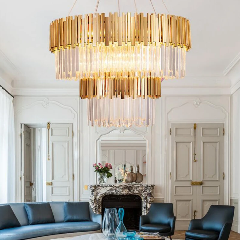 Nordic Postmodern Chandelier Golden Villa Large Crystal Lamp Living Room Lamp Atmosphere Creative Hotel Lobby Hanging Lamp led
Nordic Postmodern Chandelier Golden Villa Large Crystal Lamp Living Room Lamp Atmosphere Creative Hotel Lobby Hanging Lamp led