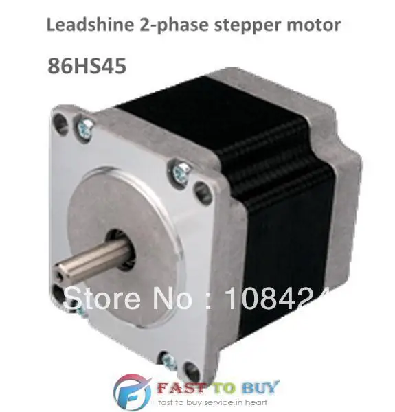 Leadshine 2-phase Stepper Motor 86HS NEMA34 Series 86HS45 Unipolar 4.2A 453.12(3.2)N.M New
Leadshine 2-phase Stepper Motor 86HS NEMA34 Series 86HS45 Unipolar 4.2A 453.12(3.2)N.M New