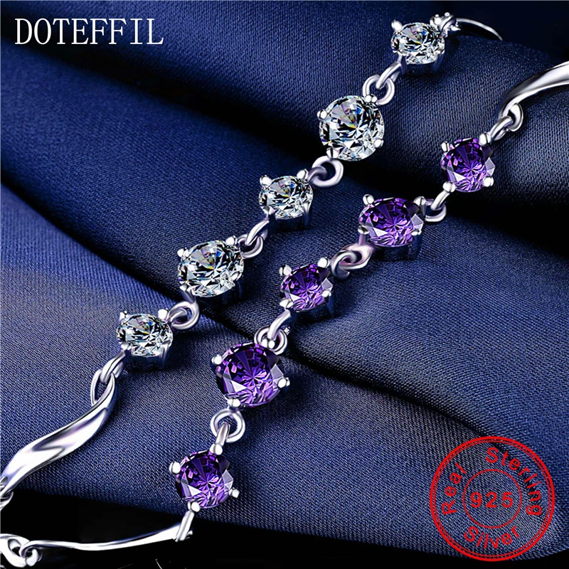 2020 New Arrivals Five love Round Female Purple/White Zircon Crystal 925 Sterling Silver Women's Bracelets Jewelry Wholesale
2020 New Arrivals Five love Round Female Purple/White Zircon Crystal 925 Sterling Silver Women's Bracelets Jewelry Wholesale