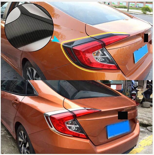 4pcs FOR HONDA CIVIC 2016 2017 CHROME CARBON BLACK REAR TAIL LIGHT LAMP TRUCK GATE COVER TRIM BEZEL FRAME GARNISH STYLING MOLDIN
4pcs FOR HONDA CIVIC 2016 2017 CHROME CARBON BLACK REAR TAIL LIGHT LAMP TRUCK GATE COVER TRIM BEZEL FRAME GARNISH STYLING MOLDIN