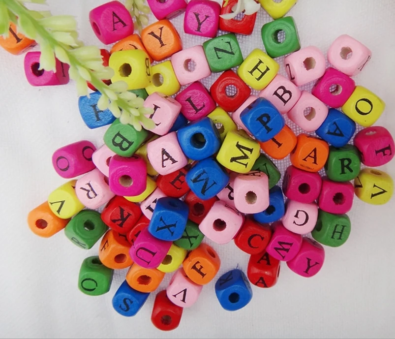 100pcs/lot Colorful Mixed 26 Alphabet Letters Wood Beads with Hole Findings Suitable for Jewelry Making Necklace Bracelet 
100pcs/lot Colorful Mixed 26 Alphabet Letters Wood Beads with Hole Findings Suitable for Jewelry Making Necklace Bracelet