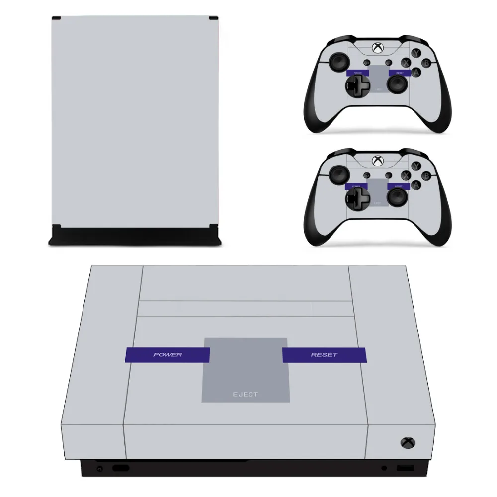 Пользовательский дизайн бело-черная наклейка для Microsoft Xbox One X консоль и