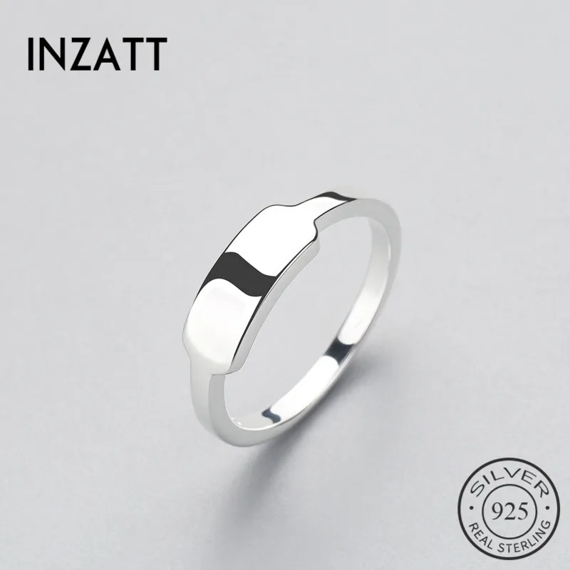 INZATT Real 925 Sterling Silver Minimalist Smooth Surface Simple Adjustable Ring 2018 Fine Jewelry For Women Party Accessories
INZATT Real 925 Sterling Silver Minimalist Smooth Surface Simple Adjustable Ring 2018 Fine Jewelry For Women Party Accessories