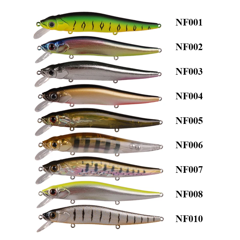TAF Fishing Lures 11cm 13.7g Hard Pencil Bait Floating 1.0nm Carp Fishing Lure with France VMC Hook ABS Plastic Wobblers Pesca
TAF Fishing Lures 11cm 13.7g Hard Pencil Bait Floating 1.0nm Carp Fishing Lure with France VMC Hook ABS Plastic Wobblers Pesca