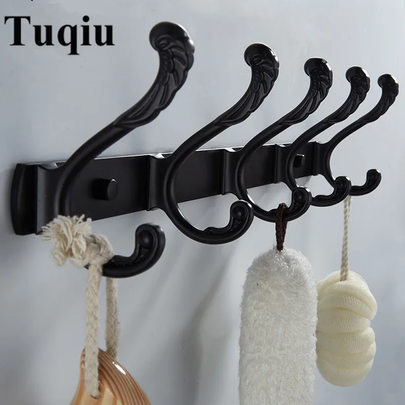 New Arrival Black/White 4-7 Towel Hooks Wall Mounted Robe Hooks,Aluminum Alloy Clothes Hook,Towel Holder,Bathroom hook
New Arrival Black/White 4-7 Towel Hooks Wall Mounted Robe Hooks,Aluminum Alloy Clothes Hook,Towel Holder,Bathroom hook