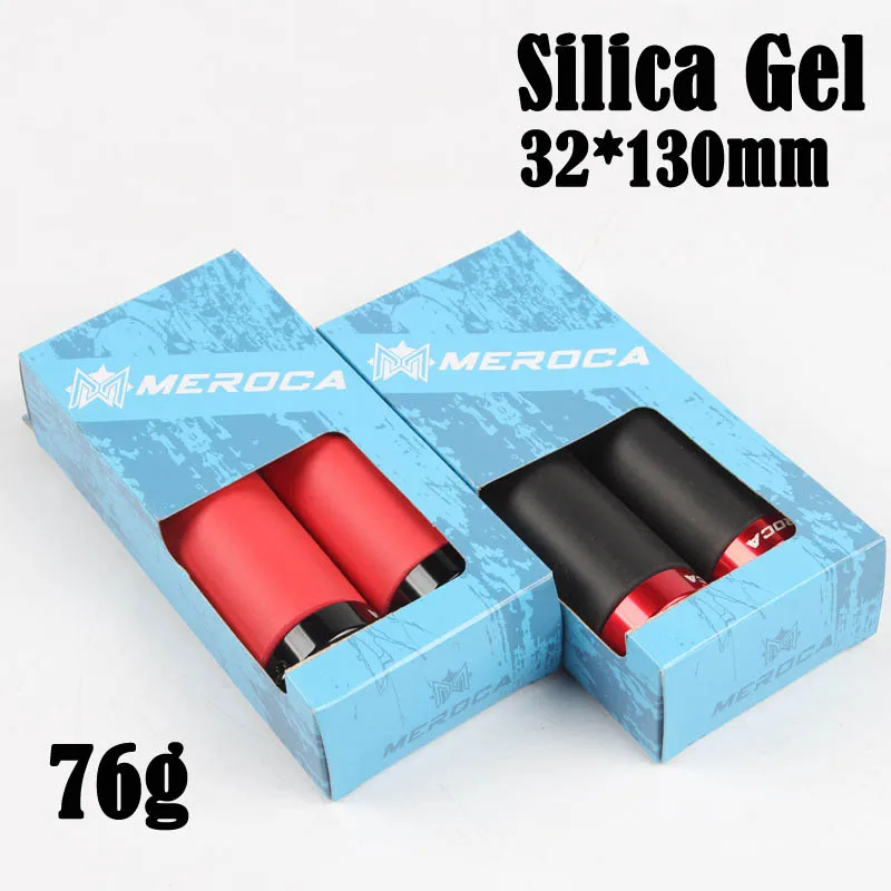 76g/Pair Lockable Silicone Gel Bicycle Grips MTB BMX Bike handbar Grips Non-Slip With Bar End Plug Black Red
76g/Pair Lockable Silicone Gel Bicycle Grips MTB BMX Bike handbar Grips Non-Slip With Bar End Plug Black Red