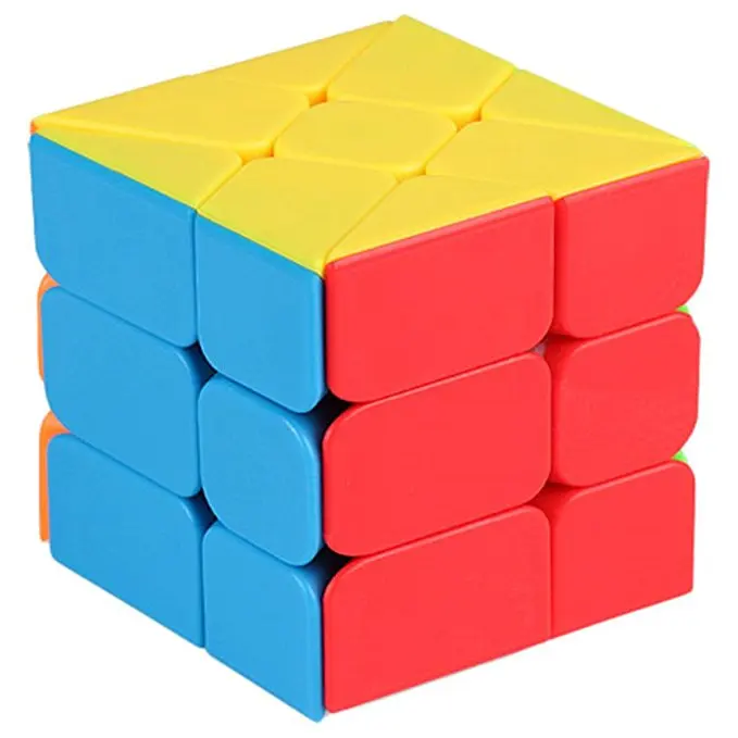 Ветряная мельница Cuber Speed Moyu 3x3 яркий магический куб без наклеек Mofang Jiaoshi цветное