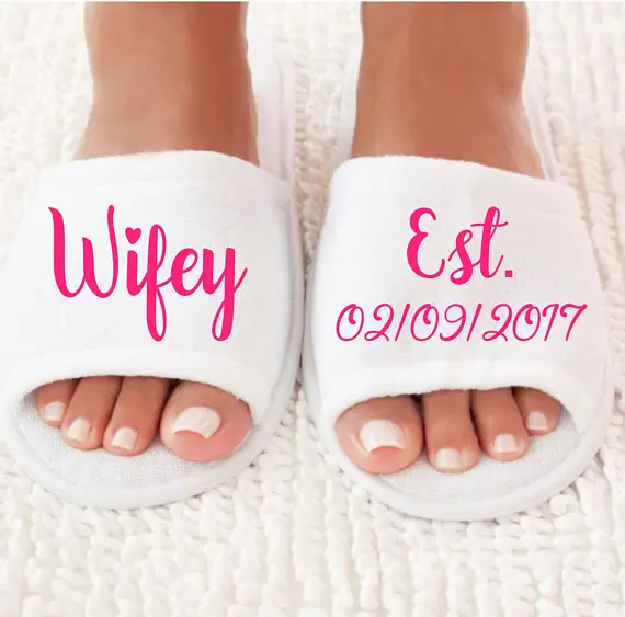 personalised glitter roles wedding Bride&Bridesmaid name spa slippers Just Married, Newlywed Bachelorette party favors gifts
personalised glitter roles wedding Bride&Bridesmaid name spa slippers Just Married, Newlywed Bachelorette party favors gifts