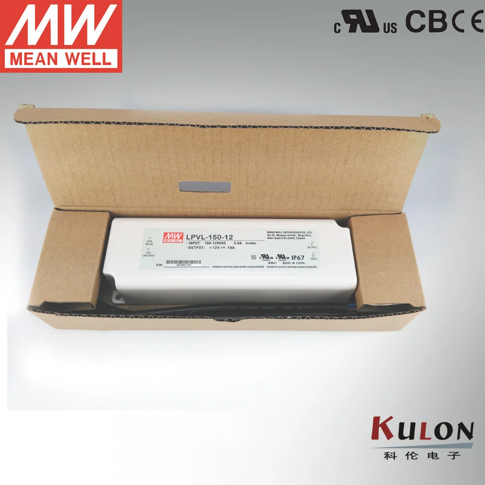 Оригинальный Meanwell 120 Вт 10A 12V Питание LPVL-150-12 для светодиодный светильник IP67 UL FCC, аддитивного цветового пространства (EMC 2 года гарантии
Оригинальный Meanwell 120 Вт 10A 12V Питание LPVL-150-12 для светодиодный светильник IP67 UL FCC, аддитивного цветового пространства (EMC 2 года гарантии