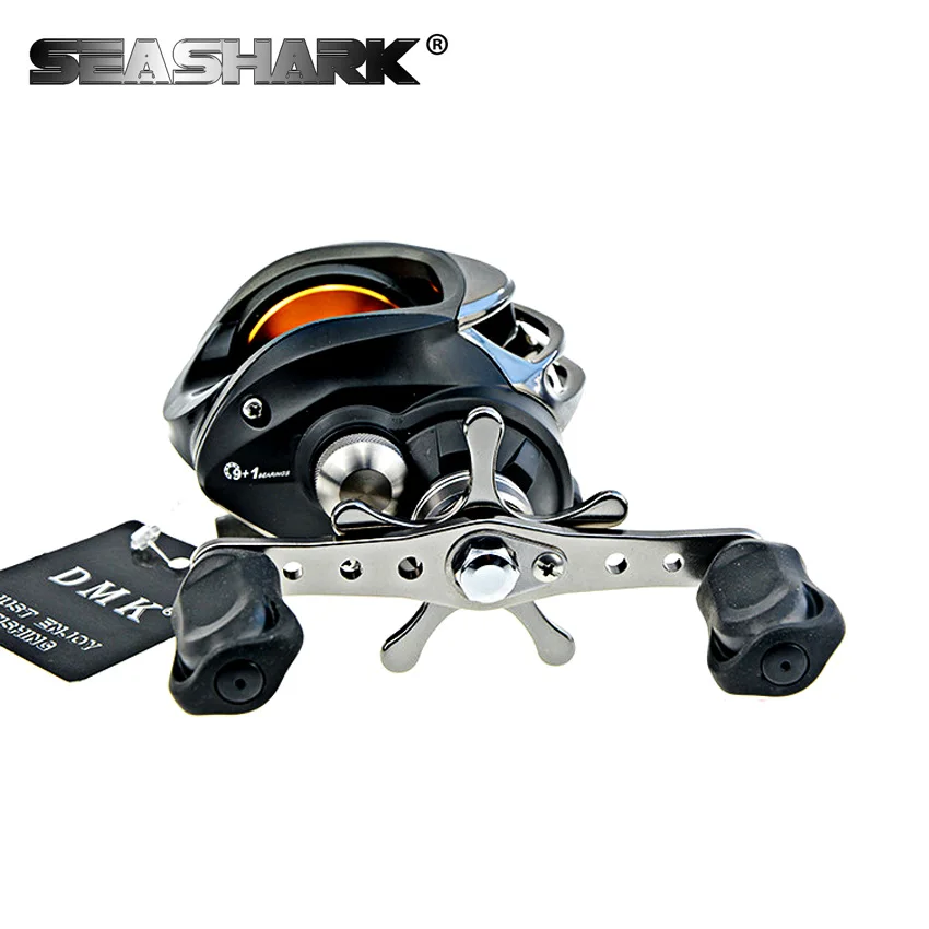 Seashark Baitcasting катушка Рыбалка Катушка влево/правой отношение 6.3: 1 10 BB Приманки Литой