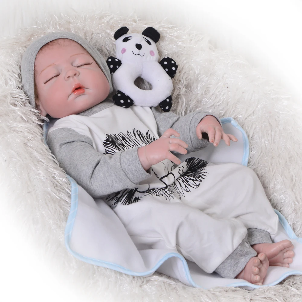 57 см Милая силиконовая кукла Reborn Bebe для мальчиков, Реалистичная Модная Кукла для маленьких мальчиков 22 ", лучший подарок для детей
57 см Милая силиконовая кукла Reborn Bebe для мальчиков, Реалистичная Модная Кукла для маленьких мальчиков 22 ", лучший подарок для детей