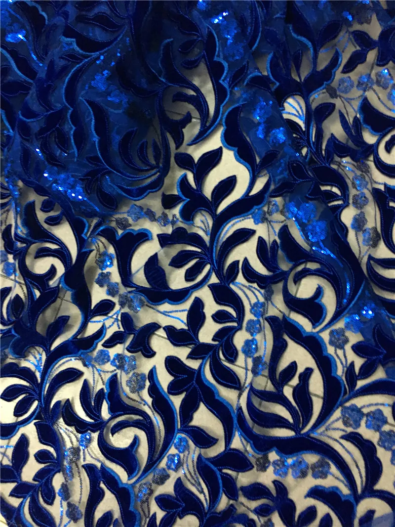 on sale JRB-82713 french net lace fabric for bridal dress embroidered tulle lace fabric with velvet in blue color
on sale JRB-82713 french net lace fabric for bridal dress embroidered tulle lace fabric with velvet in blue color