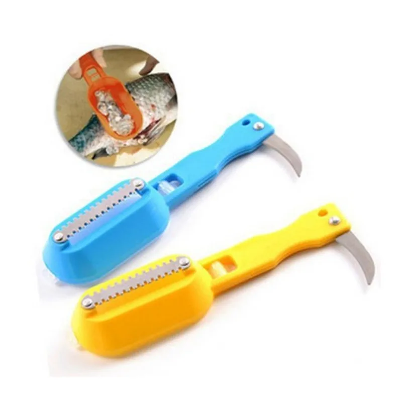 

Fish Scales Skin Remover Scaler and knife Fast Cleaner Kitchen Clean Tools Scraping fish scales scraper kitchen accessories D5