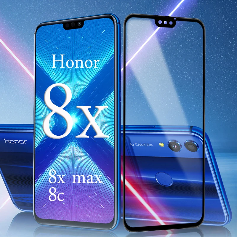 2 шт. Защитное стекло для Huawei honor 8x max 8c закаленное Honor8x Honor8c Hono 8 x c x8 защитная пленка
