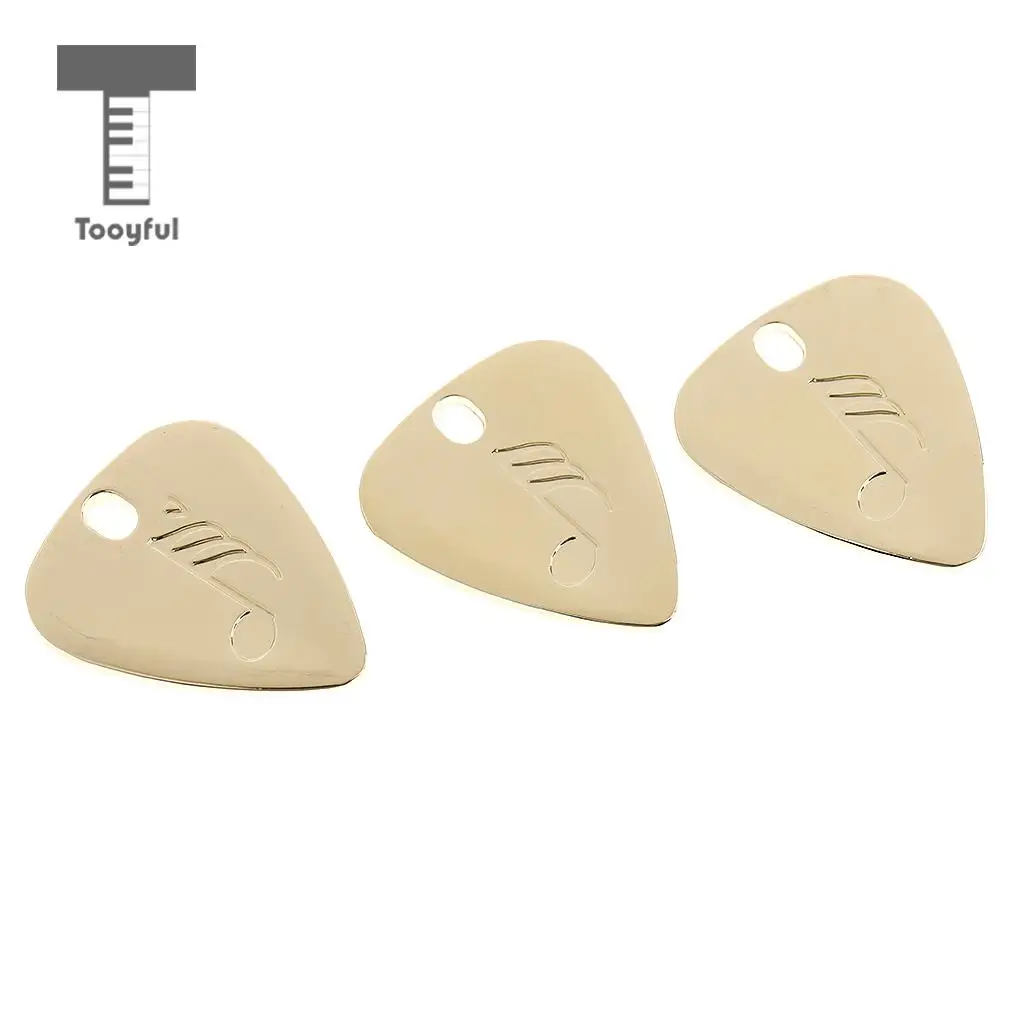 Tooyful 3 pieces Stainless Steel Guitar Picks Plectrums for Acoustic Bass Guitar Part Gold
Tooyful 3 pieces Stainless Steel Guitar Picks Plectrums for Acoustic Bass Guitar Part Gold