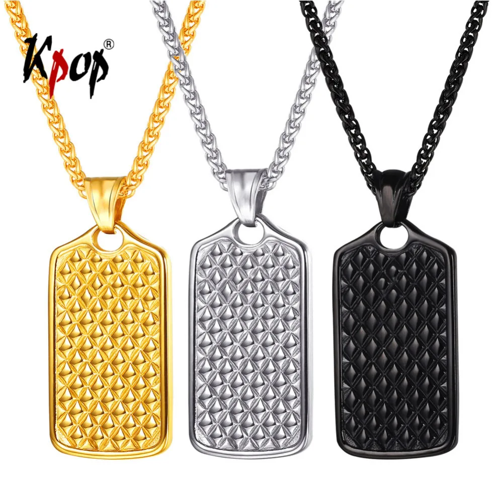 Kpop Square Chequer Pendant Necklace Fashion Jewelry Gold/Silver/Black Color Adjustable Chain Charm Necklace for Men GP887
Kpop Square Chequer Pendant Necklace Fashion Jewelry Gold/Silver/Black Color Adjustable Chain Charm Necklace for Men GP887