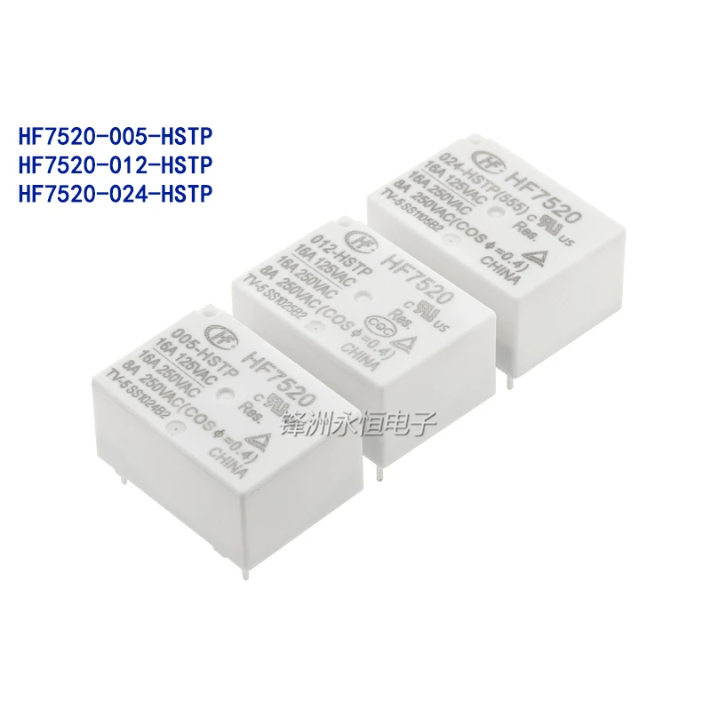 2 шт./лот реле HF7520-005 012 024-HSTP 5v-hg4pin 16A | Обустройство дома