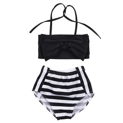 Summer Toddler Cute Baby Kids Girl Swim Bikini Set Swimwear Striped Swimming Bathing Two-Piece Suit Swimsuit Beachwear
Summer Toddler Cute Baby Kids Girl Swim Bikini Set Swimwear Striped Swimming Bathing Two-Piece Suit Swimsuit Beachwear