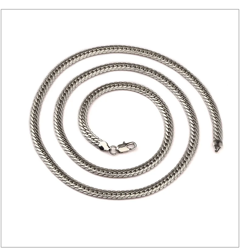Модная медная цепь высокого качества для мужчин, серебряное ожерелье с цепочкой под змеиную кожу, 75 см
Модная медная цепь высокого качества для мужчин, серебряное ожерелье с цепочкой под змеиную кожу, 75 см