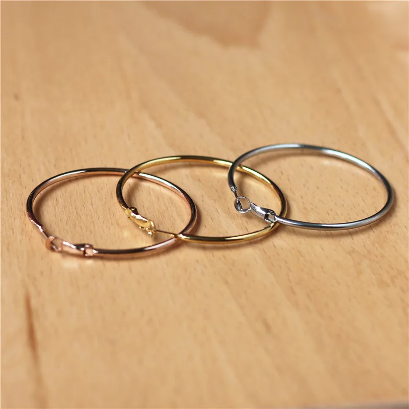 50mm Hoop Earrings 316 L Stainless Steel With Vacuum Plating No Easy Fade Allergy Free
50mm Hoop Earrings 316 L Stainless Steel With Vacuum Plating No Easy Fade Allergy Free