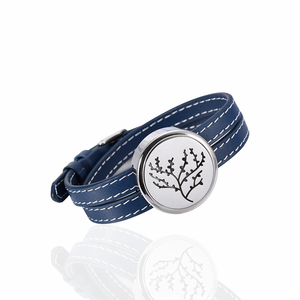 Stainless Steel Essential oil Perfume Diffuser Aromatherapy Locket Bracelet Perfume Locket With Genuine Leather Free 12 Pads
Stainless Steel Essential oil Perfume Diffuser Aromatherapy Locket Bracelet Perfume Locket With Genuine Leather Free 12 Pads