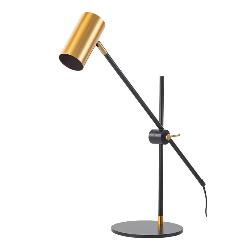Nordic contracted bedroom office reading desk lamp creative personality can adjust stylist desk lamp
