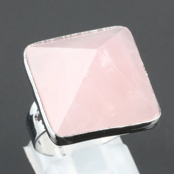 TUMBEELLUWA Pyramid Flared Point Pink Quartz Crystal Healing Chakra Stone Adjustable Finger Ring
TUMBEELLUWA Pyramid Flared Point Pink Quartz Crystal Healing Chakra Stone Adjustable Finger Ring