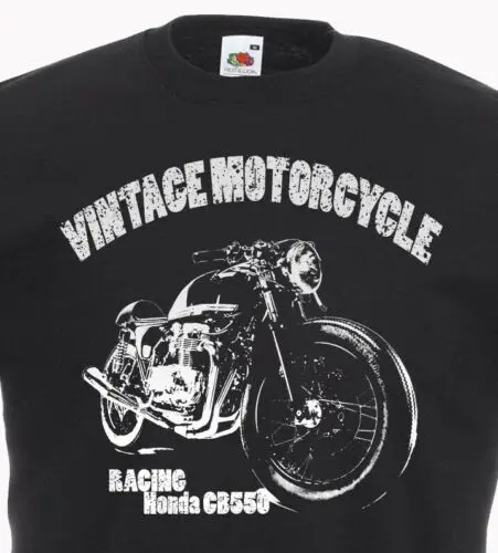 Винтажная мотоциклетная футболка для Кафе Racer Racing Hon Cb550 CB400 motorrad Ретро дизайн модная мужская повседневная хлопковая черная футболка с коротким рукавом
Винтажная мотоциклетная футболка для Кафе Racer Racing Hon Cb550 CB400 motorrad Ретро дизайн модная мужская повседневная хлопковая черная футболка с коротким рукавом