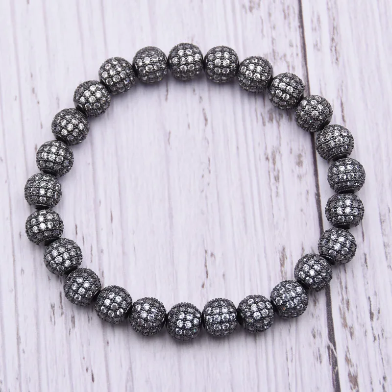 HYHONEY 4 color Zircon Bracelet Men Jewelry Cubic Micro Pave CZ 8mm Ball Bracelets & Bangles pulseira feminina
HYHONEY 4 color Zircon Bracelet Men Jewelry Cubic Micro Pave CZ 8mm Ball Bracelets & Bangles pulseira feminina