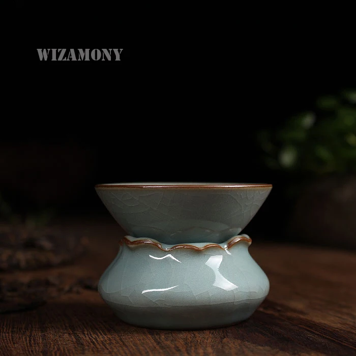 3 цвета, Китайский Чайный фильтр Longquan Celadon, глазурованная керамическая чайная принадлежность для чая, железный корпус, аксессуары для чая ку...
3 цвета, Китайский Чайный фильтр Longquan Celadon, глазурованная керамическая чайная принадлежность для чая, железный корпус, аксессуары для чая ку...