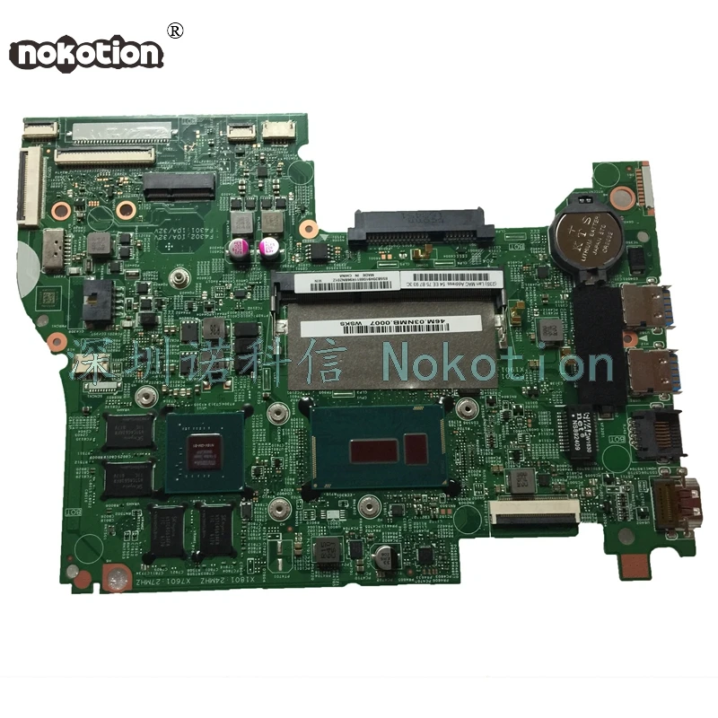 Материнская плата NOKOTION для ноутбука lenovo 300S-14ISK 500S-14ISK 14 дюймов с SR23W i7-5500U CPU DDR3L GeForce
Материнская плата NOKOTION для ноутбука lenovo 300S-14ISK 500S-14ISK 14 дюймов с SR23W i7-5500U CPU DDR3L GeForce