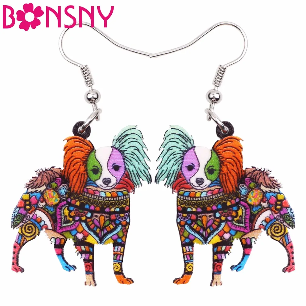 Bonsny Acrylic Papillon Dog Earrings Drop Dangle Long Novelty Animal Jewelry Accessories For Women Girls Pet Lovers Gifts Bijoux
Bonsny Acrylic Papillon Dog Earrings Drop Dangle Long Novelty Animal Jewelry Accessories For Women Girls Pet Lovers Gifts Bijoux