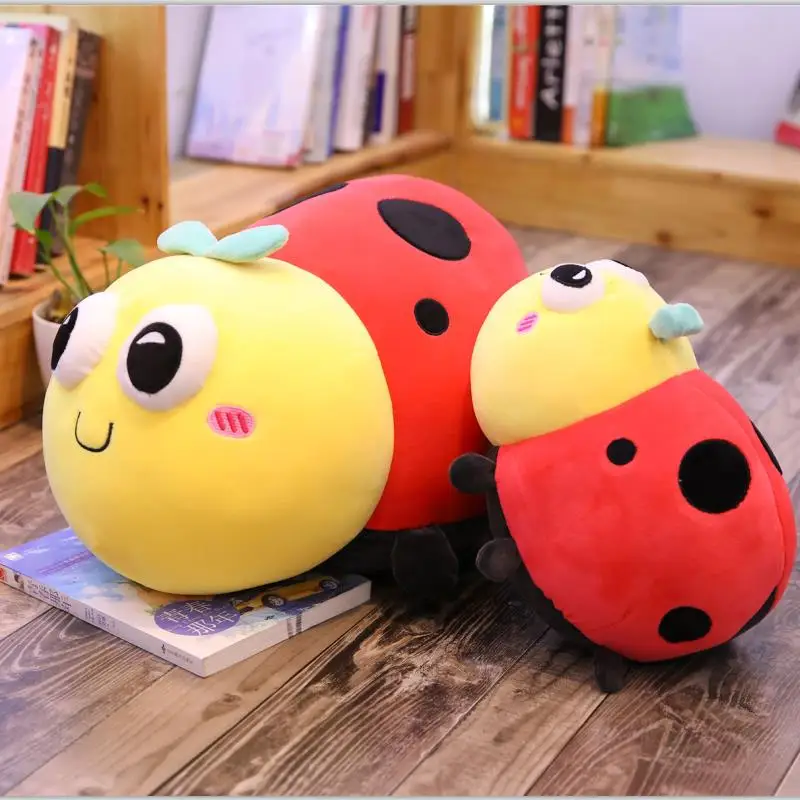 Ladybug Plush Toy Cute Ladybug Stuffed Plush Pillow Creative Doll Super Soft Sofa Decorative Pillow Children Kids Toys
Ladybug Plush Toy Cute Ladybug Stuffed Plush Pillow Creative Doll Super Soft Sofa Decorative Pillow Children Kids Toys