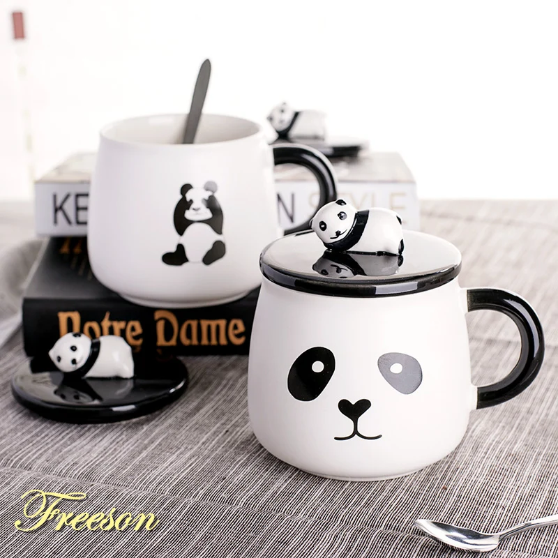 Porcelain Mug Cute Panda with Spoon Lid Creative Coffee Tea Mug Cartoon Milk Mug Beer Mug Ceramic Student Water Cup Drinkware
Porcelain Mug Cute Panda with Spoon Lid Creative Coffee Tea Mug Cartoon Milk Mug Beer Mug Ceramic Student Water Cup Drinkware