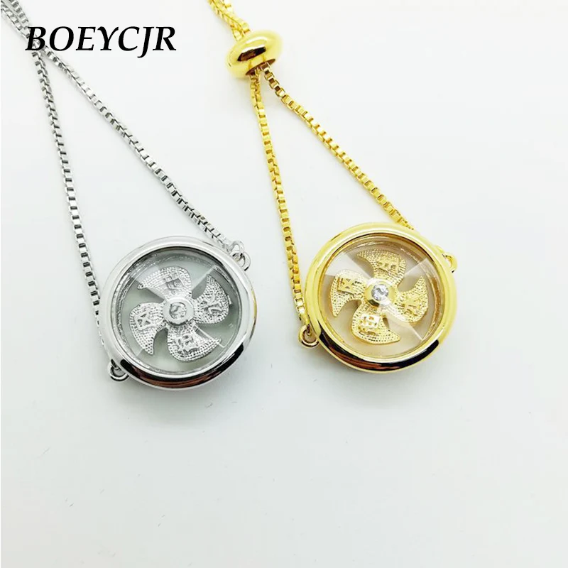 BOEYCJR Novel Rotating windmill Gold color Lucky Braided Rope Energy Bangles & Bracelets for woman or man
BOEYCJR Novel Rotating windmill Gold color Lucky Braided Rope Energy Bangles & Bracelets for woman or man