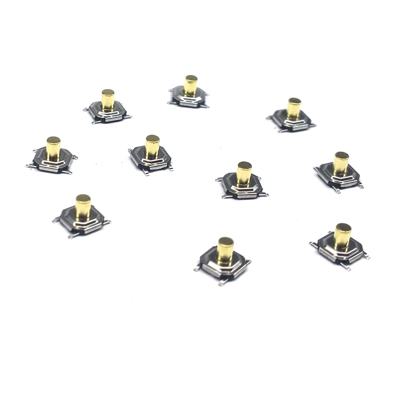 1000pcs/lot touch switch 5.2*5.2*3.7mm 4 PIN Metal Tactile switch 12V Micro SMT Push Button Switch High-Quality tact
1000pcs/lot touch switch 5.2*5.2*3.7mm 4 PIN Metal Tactile switch 12V Micro SMT Push Button Switch High-Quality tact