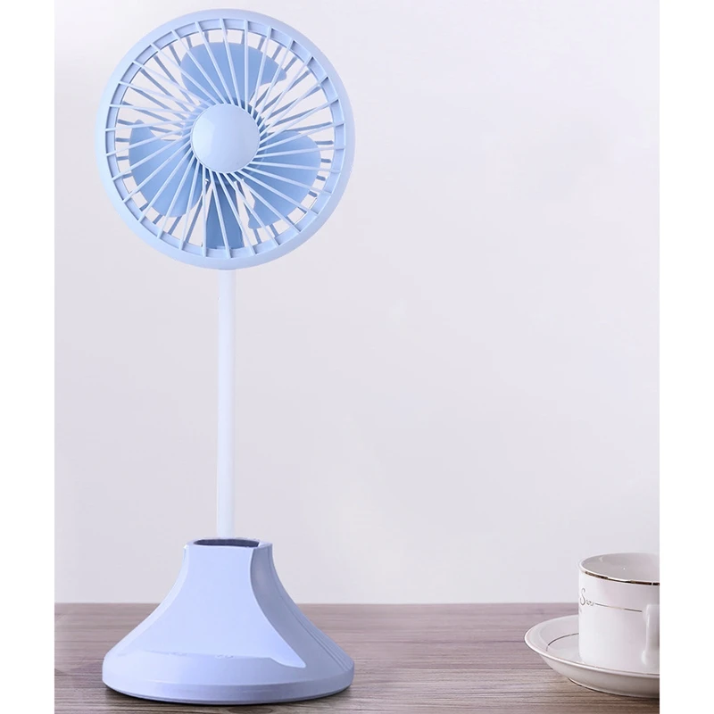 Usb Rechargeable Desktop Desk Lamp Fan Student Learning Multi-Function Pen Holder Table For Home Office Best Gift | Бытовая техника